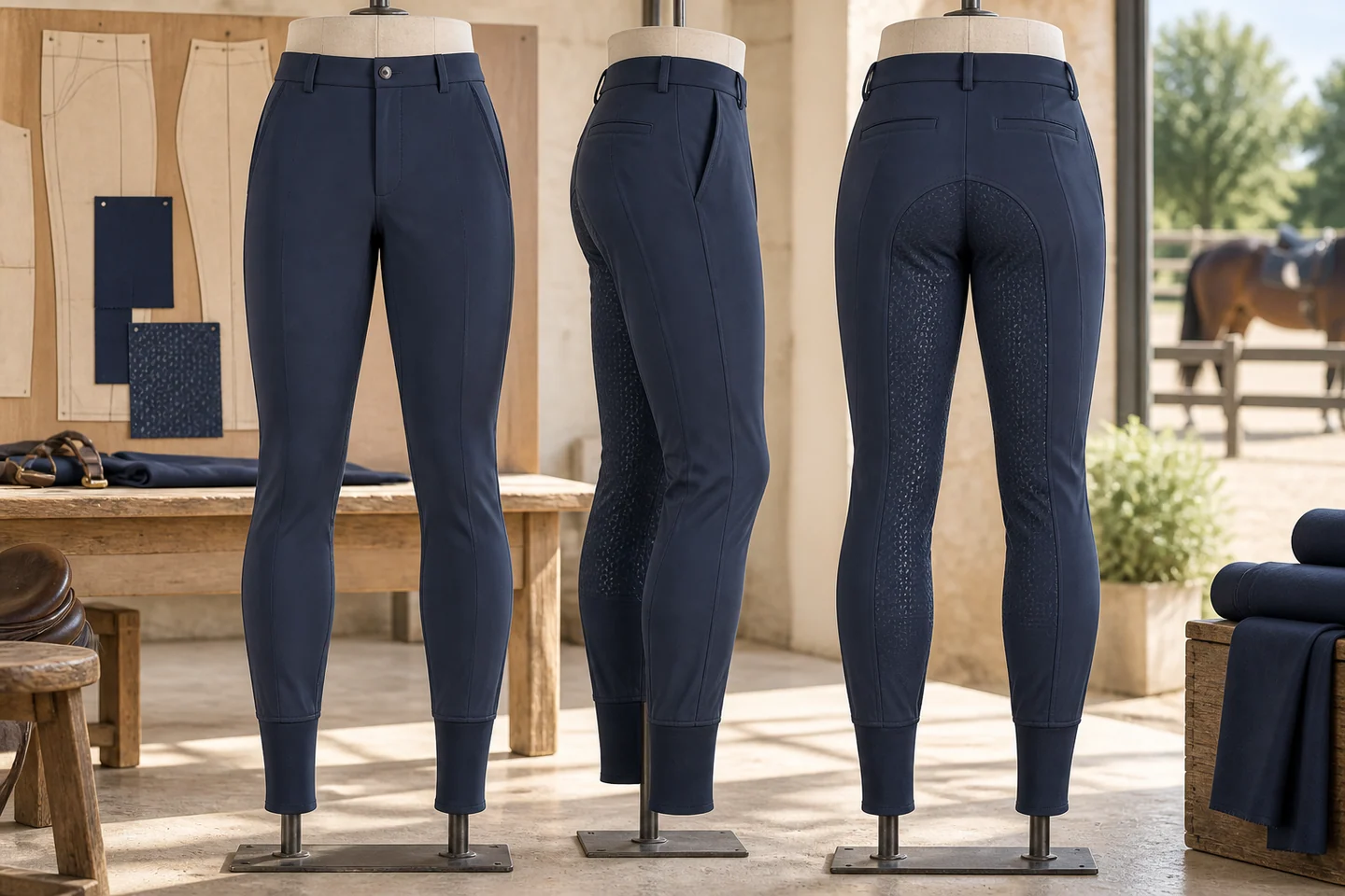 Men’s tailored breeches: Independent block — generated development study