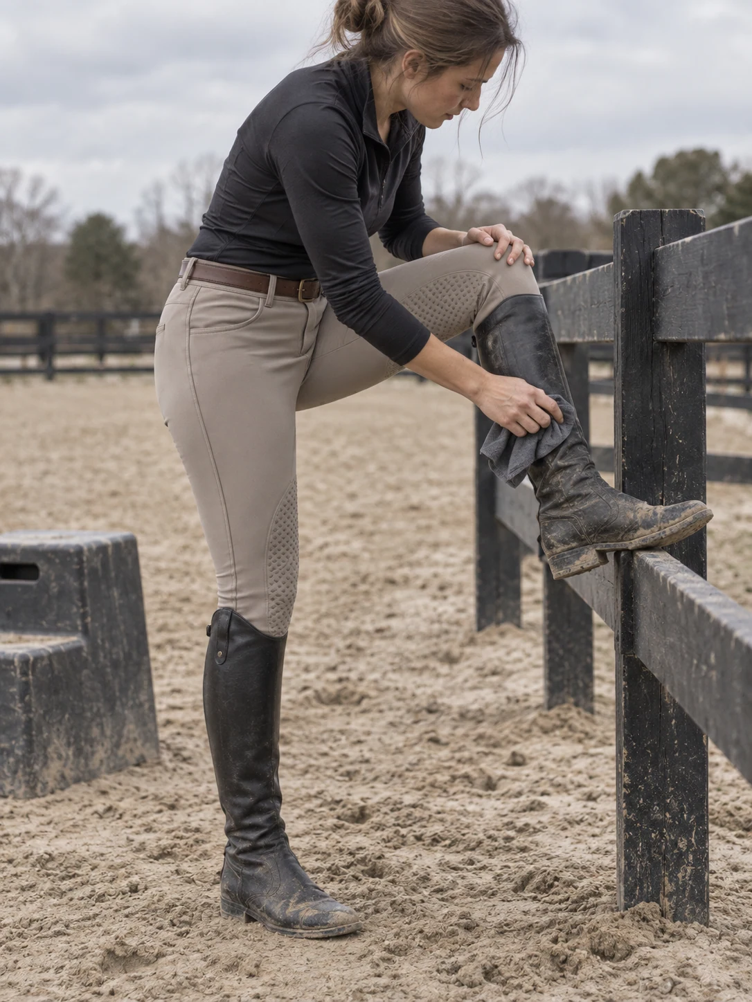 Women’s knee-grip breeches — generated in-use fit study