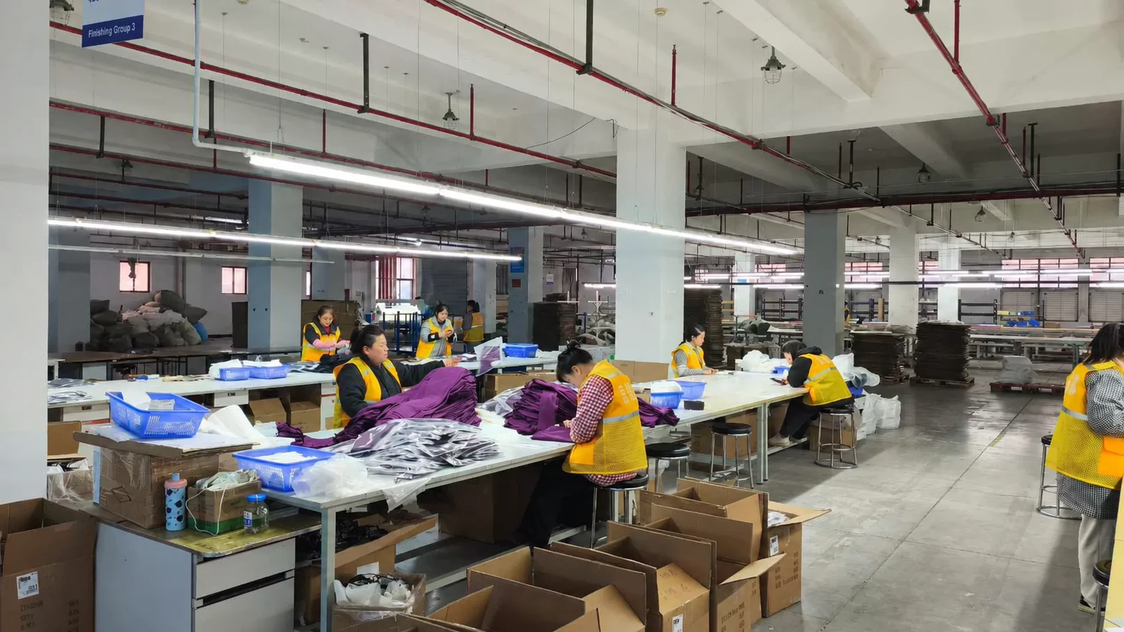 Measurements — production workspace and equipment