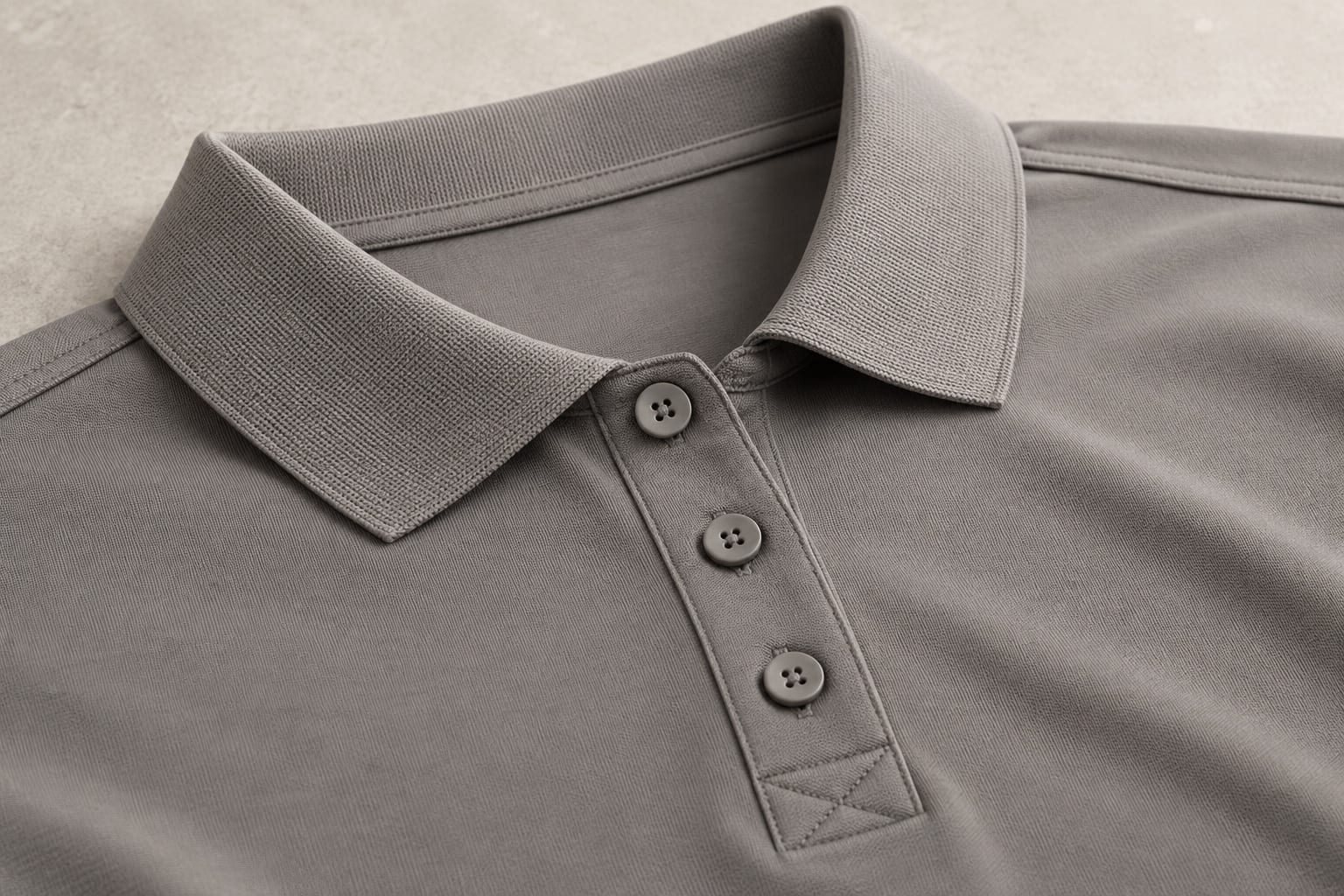 Equestrian polo shirts material and construction detail concept